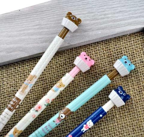 Kawaii Cupcake Bear Mechanical Pencil