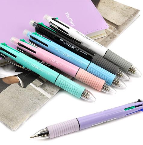 4+1 Pastel Multifunction Ballpoint Pen and Mechanical Pencil