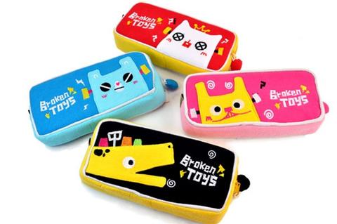 Broken Toys Pencil Pouch