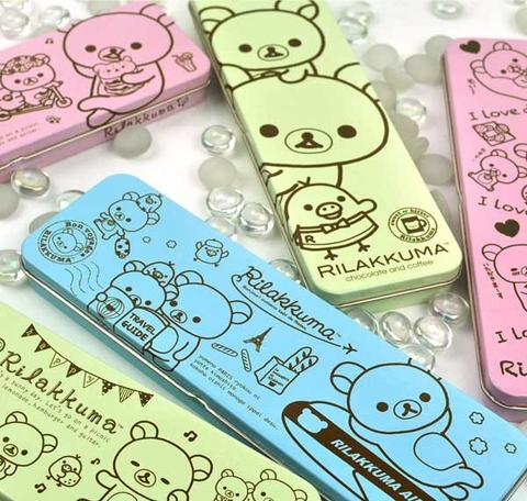 Rilakkuma and Friends Tin Pencil Cases