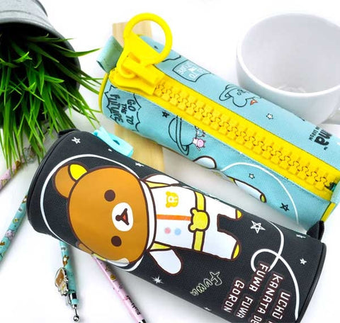 Rilakkuma's Big Zipper Blast Off To Space Pencil Case