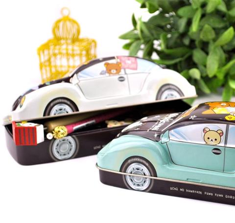 Rilakkuma in Space Tin Car Pencil Box
