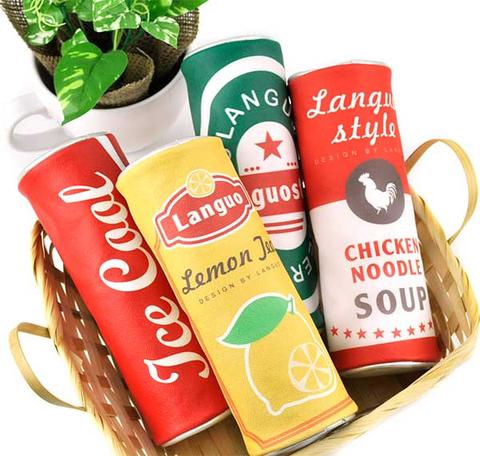 Classic Cylinder Can Pencil Pouch