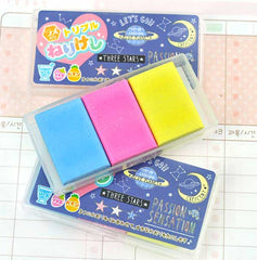 Cute Critters Scented Putty 3-Piece Eraser Set