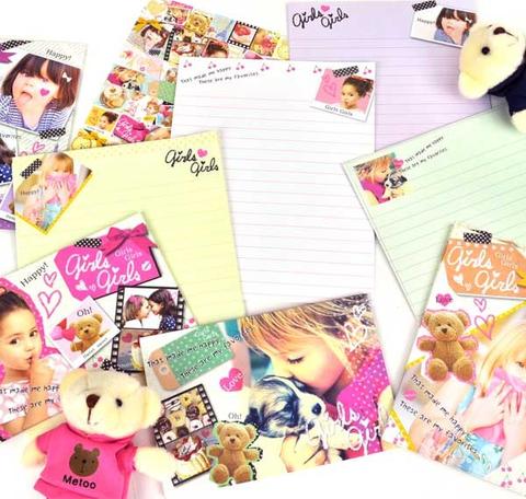 Quirky Girl Stationery Set