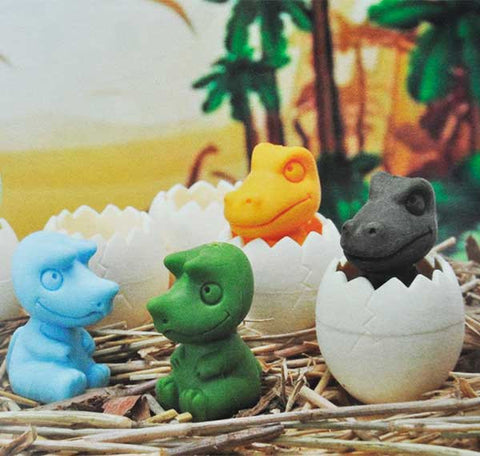 Hatched Dinosaur Eraser