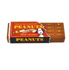 Disney Character Chocolate Bar Pencil Box-Peanuts Chocolate