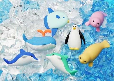 Sea World Eraser Set