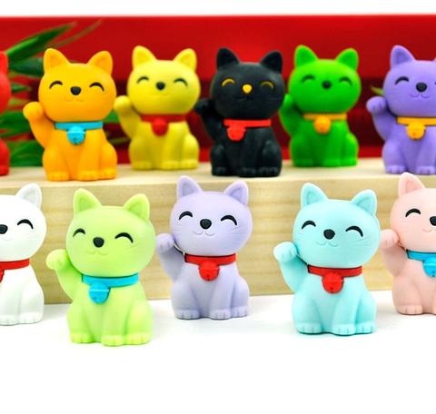 Welcome Cat Erasers