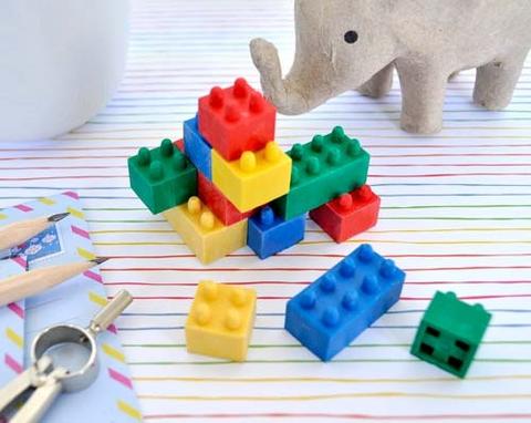 Building Block Eraser Set