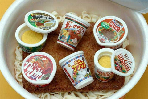 Ramen Noodle Erasers