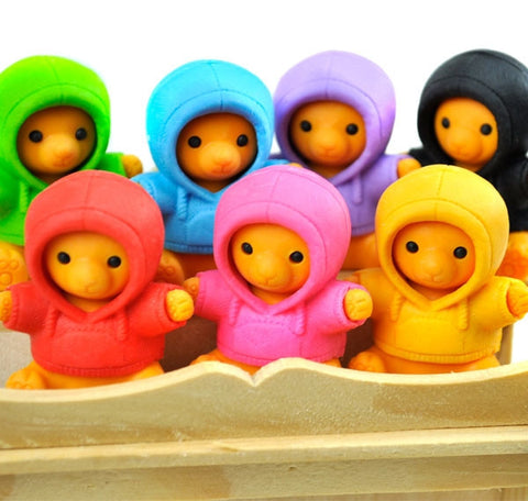 Parka Bear Erasers
