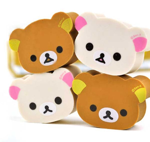 Rilakkuma and Korilakkuma Erasers