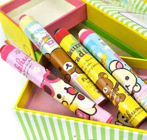 Rilakkuma in Paradise Stick Erasers