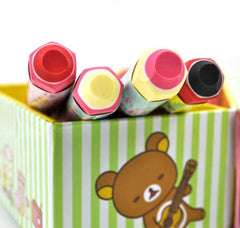 Rilakkuma in Paradise Stick Erasers
