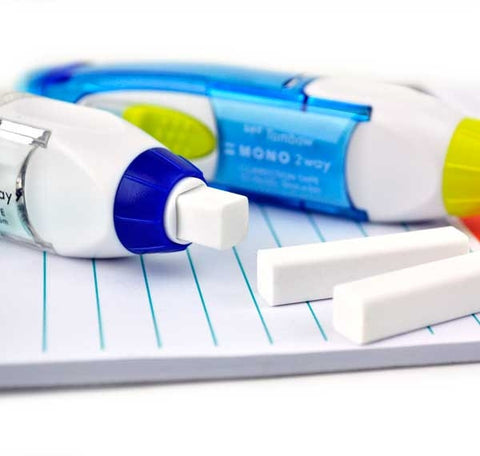 Mono 2-Way Eraser and Correction Tape - Refill Eraser