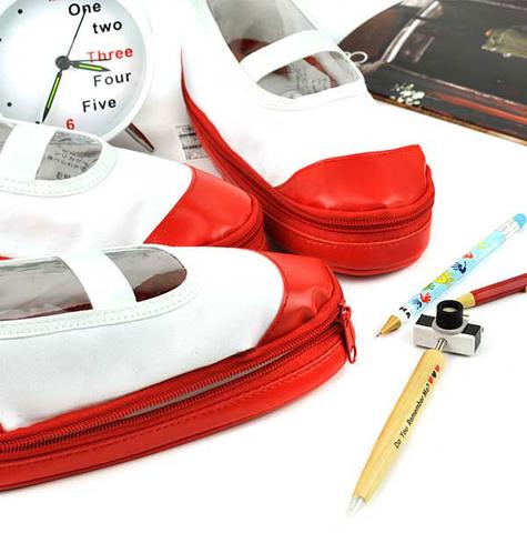 Little Red Shoe Pencil Case