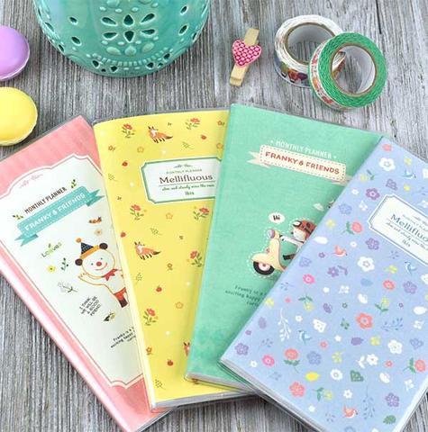 Mini Floral and Franky Friends Pastel Planner