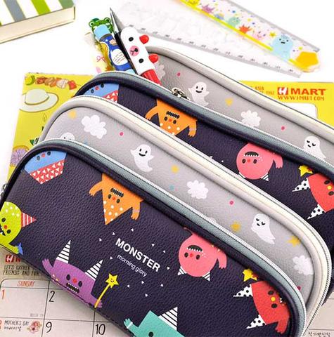 Monster and Ghost Pencil Case