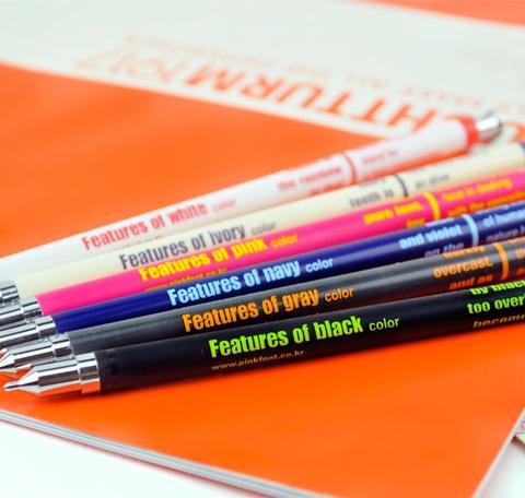 Color Features 0.5mm Mechanical Pencils