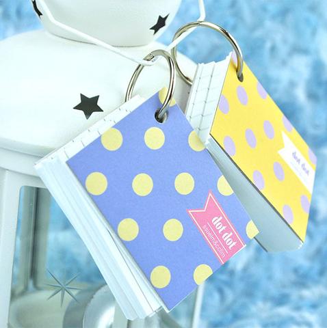 Mini Polka Dot Study Index Cards