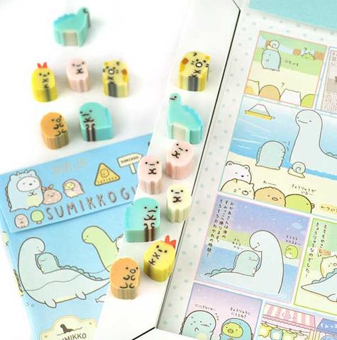 Sumikko Gurashi Tokage Mini Eraser Set