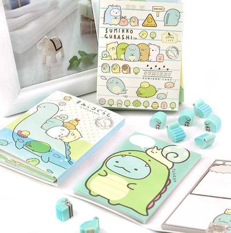 Tokage Mini Notepad Set with Mini Erasers