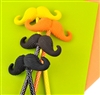 Mustache Eraser and Wooden Pencil